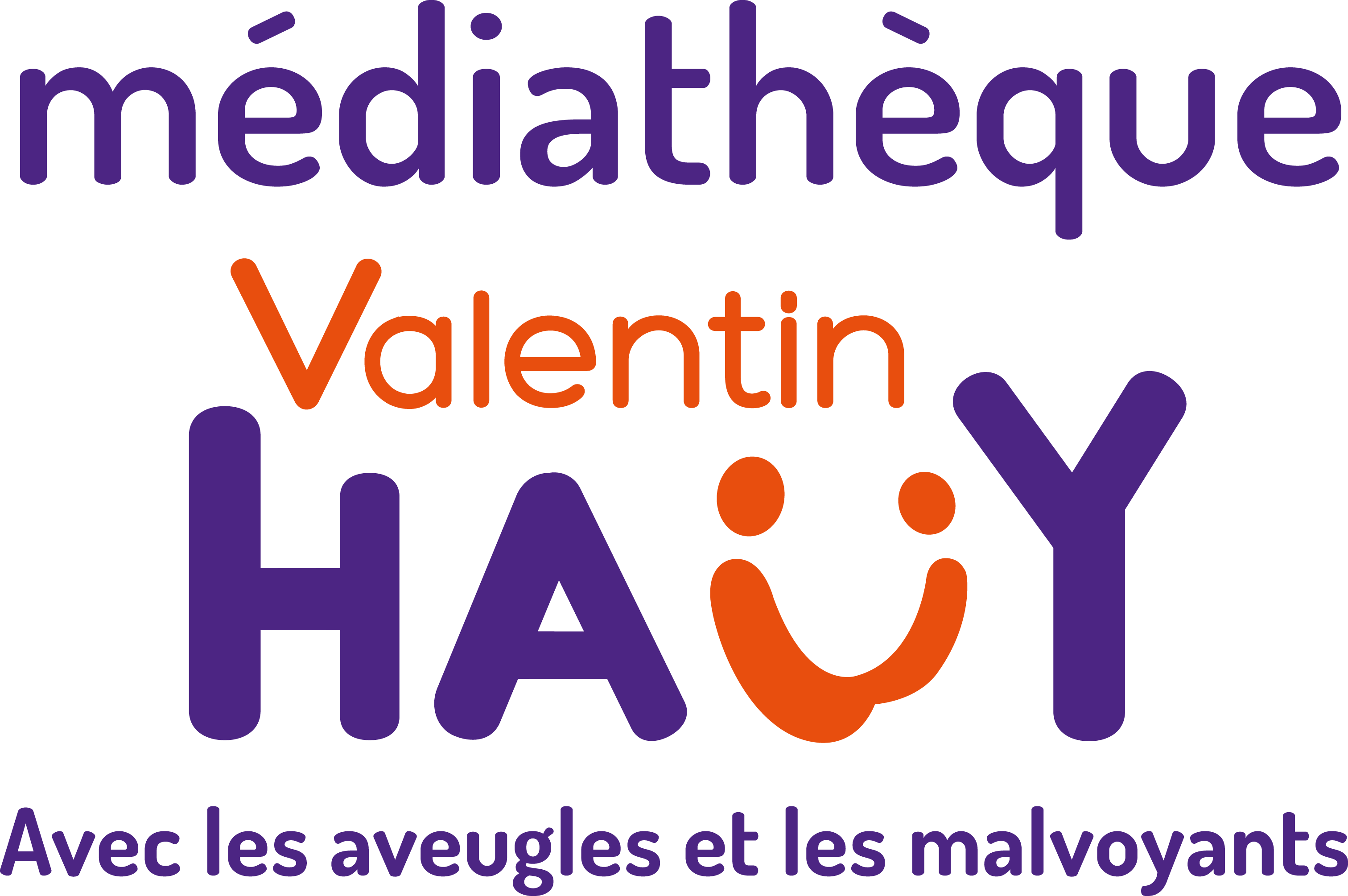 Médiathèque Valentin Haüy, avec les aveugles et les malvoyants. Consulter le site